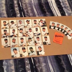 San Diego Padres Baseball Card 1996 Collection Trading Cards 28 Pack